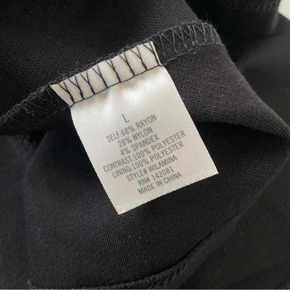 Francesca Blue Rain Black Wilamina Halter Dress Size Large, New with Tags NWT - Picture 7 of 10